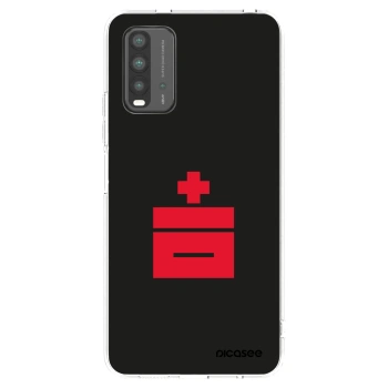 Picasee Xiaomi Redmi 9T Hülle - Schwarzes Silikon - Le Plastenciaga