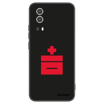Picasee Vivo Y72 5G Hülle - Schwarzes Silikon - Le Plastenciaga