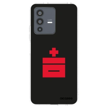 Picasee Vivo V23 5G Hülle - Transparentes Silikon - Le Plastenciaga