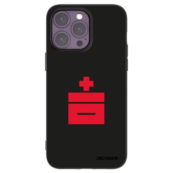 Picasee Apple iPhone 14 Pro Max Hülle - Schwarzes Silikon - Le Plastenciaga