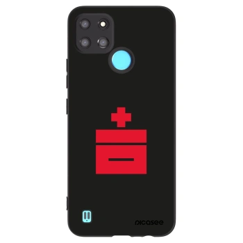 Picasee Realme C21Y Hülle - Schwarzes Silikon - Le Plastenciaga