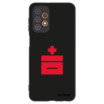 Picasee Samsung Galaxy A23 A235F 4G Hülle - Schwarzes Silikon - Le Plastenciaga