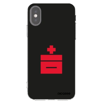 Picasee Apple iPhone X/XS Hülle - Transparentes Silikon - Le Plastenciaga