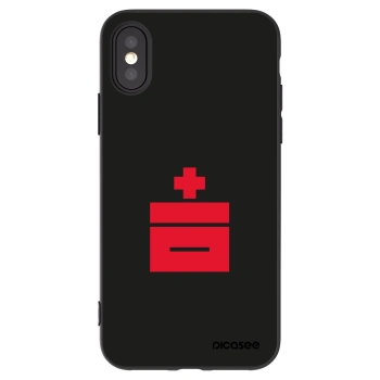 Picasee Apple iPhone X/XS Hülle - Schwarzes Silikon - Le Plastenciaga