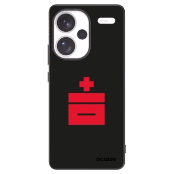 Picasee Xiaomi Redmi Note 13 Pro+ 5G Hülle - Schwarzes Silikon - Le Plastenciaga