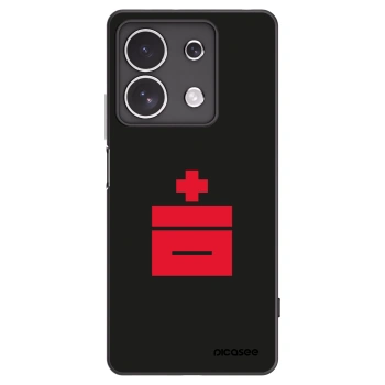Picasee Xiaomi Redmi Note 13 4G Hülle - Schwarzes Silikon - Le Plastenciaga