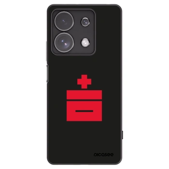 Picasee Xiaomi Redmi Note 13 Pro 4G Hülle - Schwarzes Silikon - Le Plastenciaga