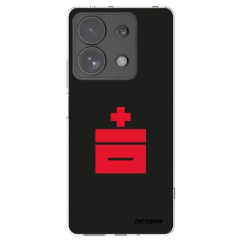 Picasee Xiaomi Redmi Note 13 Pro 4G Hülle - Transparentes Silikon - Le Plastenciaga