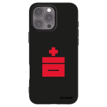 Picasee Apple iPhone 16 Pro Max Hülle - Schwarzes Silikon - Le Plastenciaga