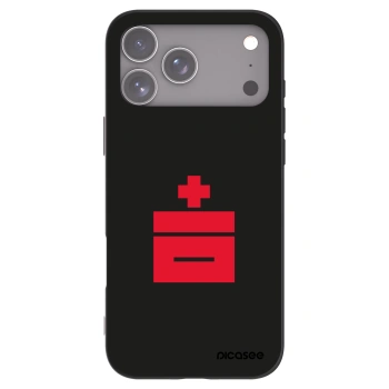 Picasee Apple iPhone 17 Pro Max Hülle - Schwarzes Silikon - Le Plastenciaga