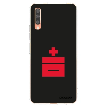Picasee Samsung Galaxy A70 A705F Hülle - Transparentes Silikon - Le Plastenciaga