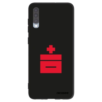 Picasee Samsung Galaxy A70 A705F Hülle - Schwarzes Silikon - Le Plastenciaga