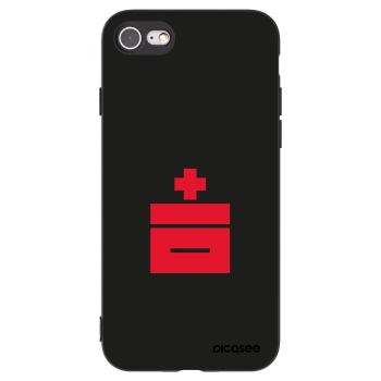 Picasee Apple iPhone SE 2020 Hülle - Schwarzes Silikon - Le Plastenciaga