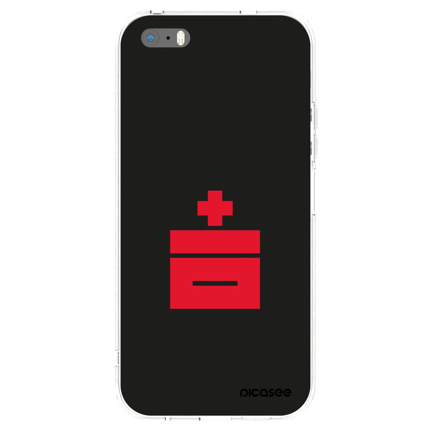 Picasee Apple iPhone 5/5S/SE Hülle - Transparentes Silikon - Le Plastenciaga