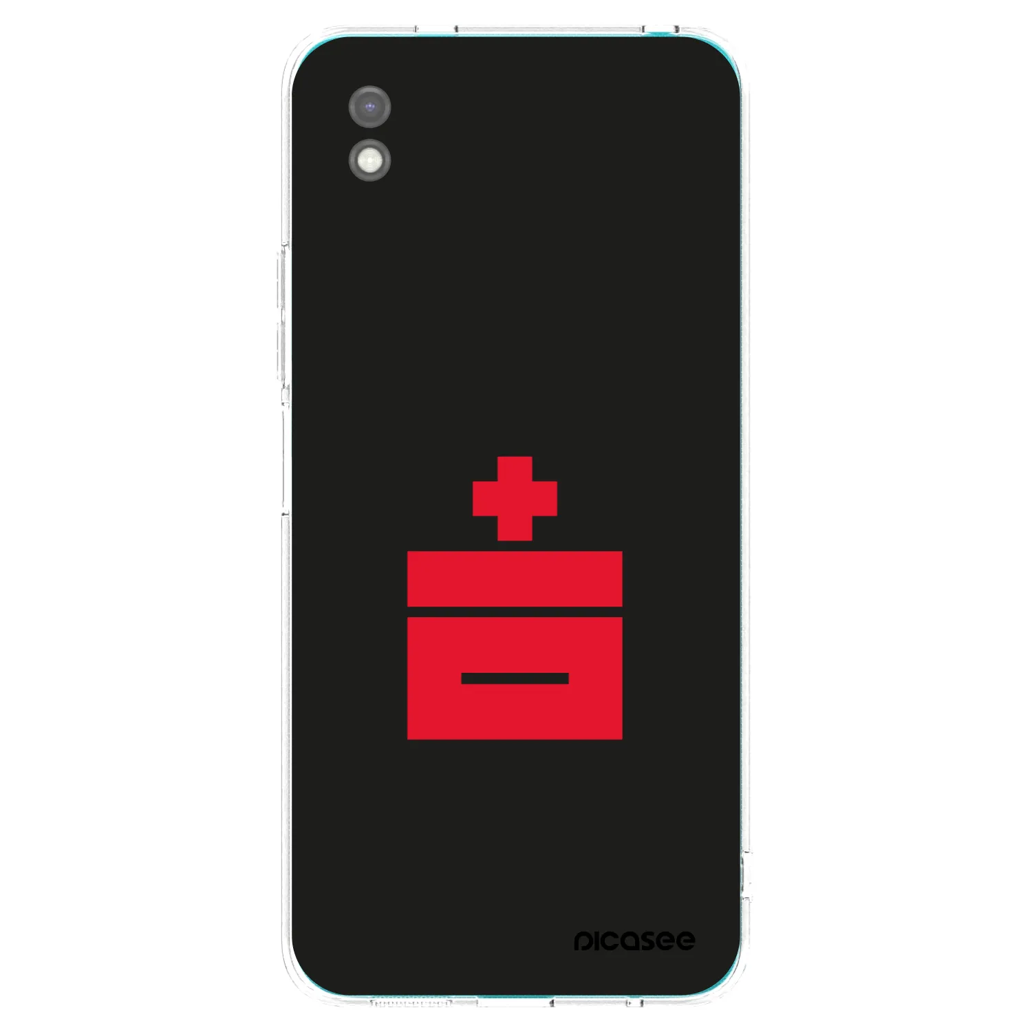 Picasee Xiaomi Redmi 9A Hülle - Schwarzes Silikon - Le Plastenciaga