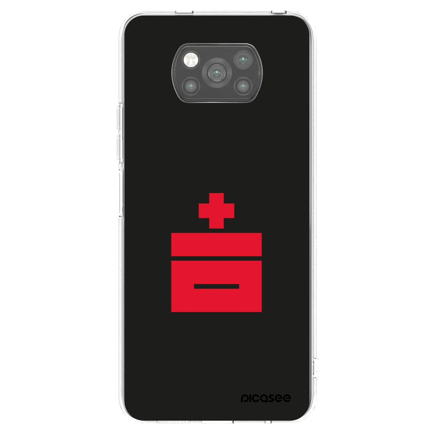Picasee Xiaomi Poco X3 Hülle - Schwarzes Silikon - Le Plastenciaga