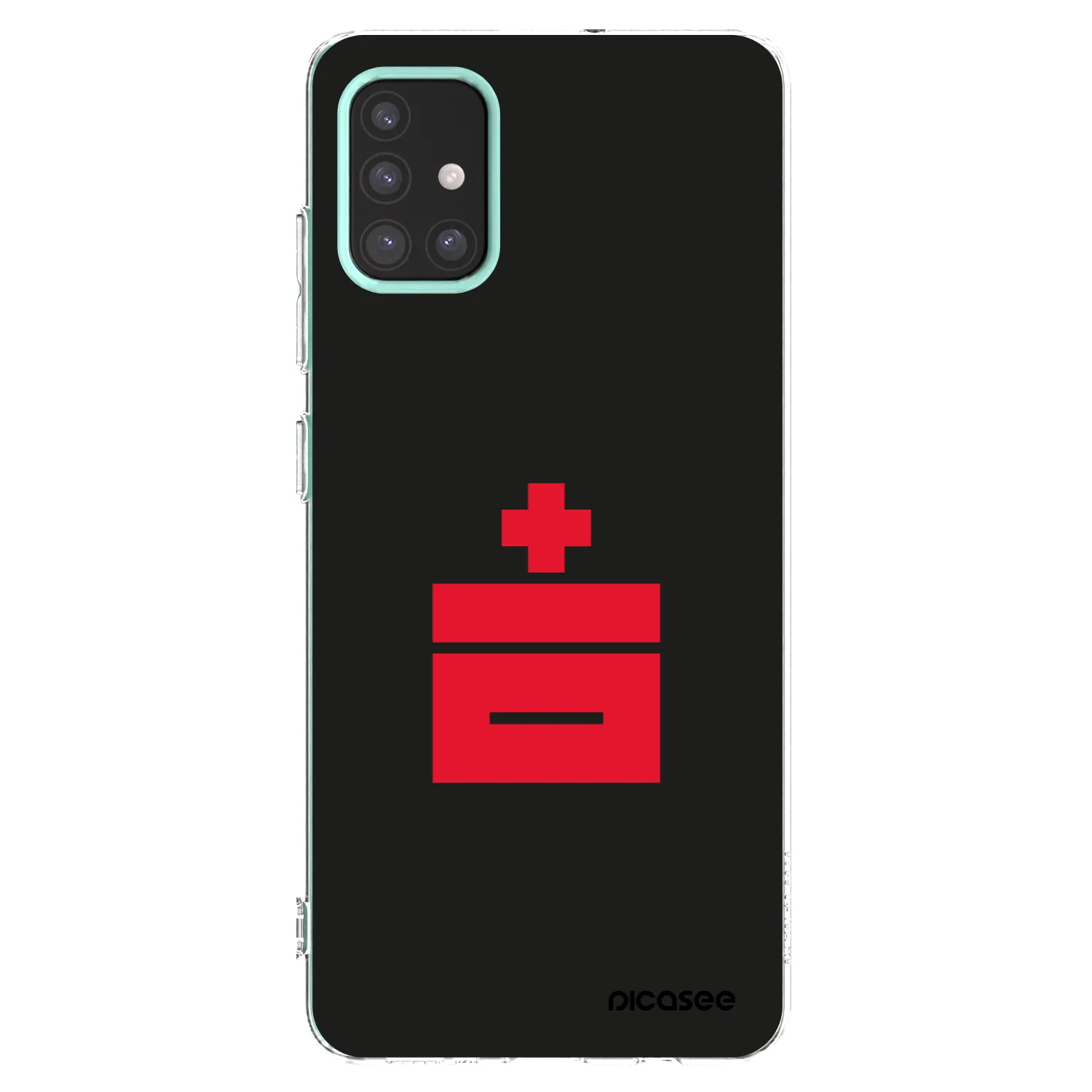 Picasee Samsung Galaxy M31s Hülle - Transparentes Silikon - Le Plastenciaga