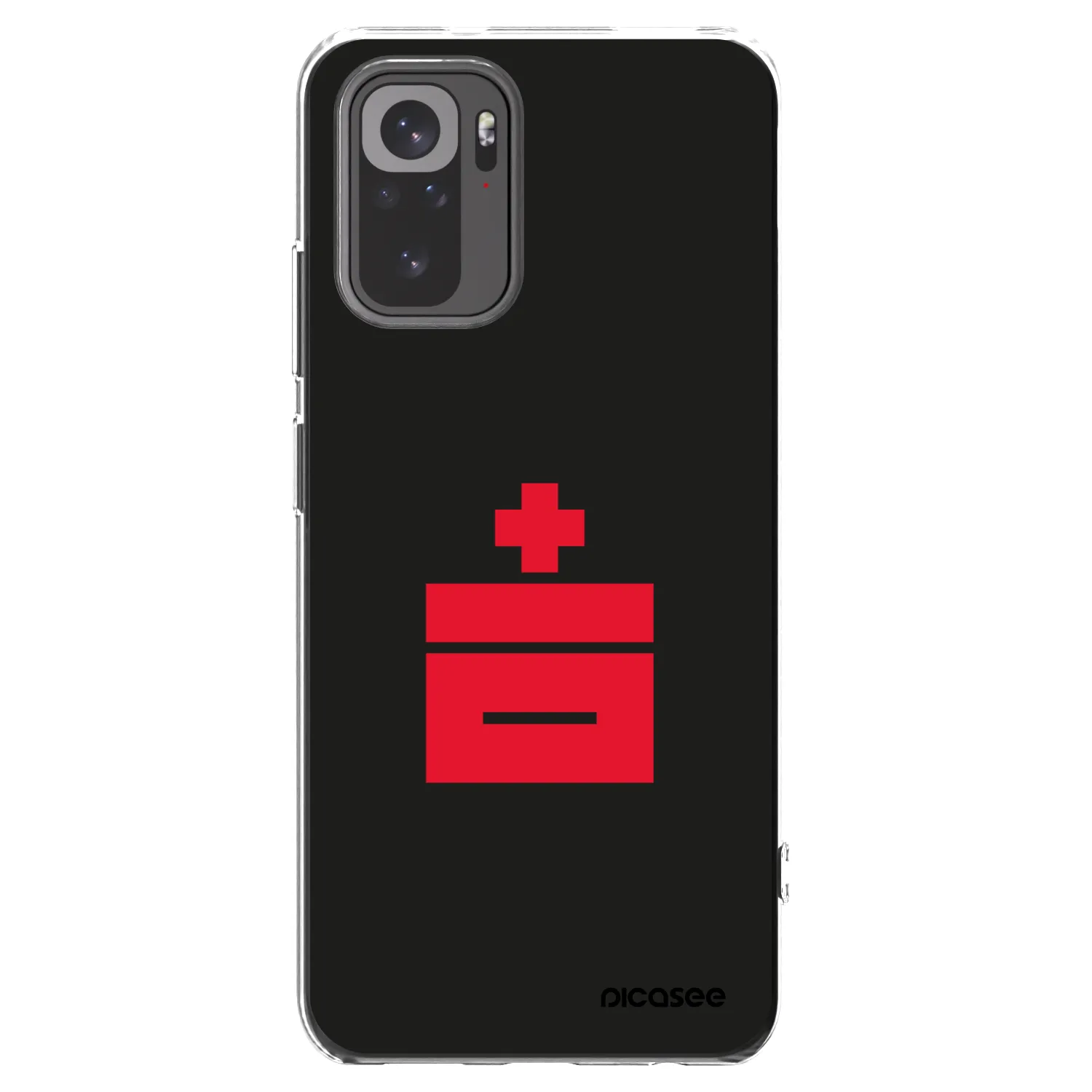 Picasee Xiaomi Redmi Note 10 Hülle - Transparentes Silikon - Le Plastenciaga