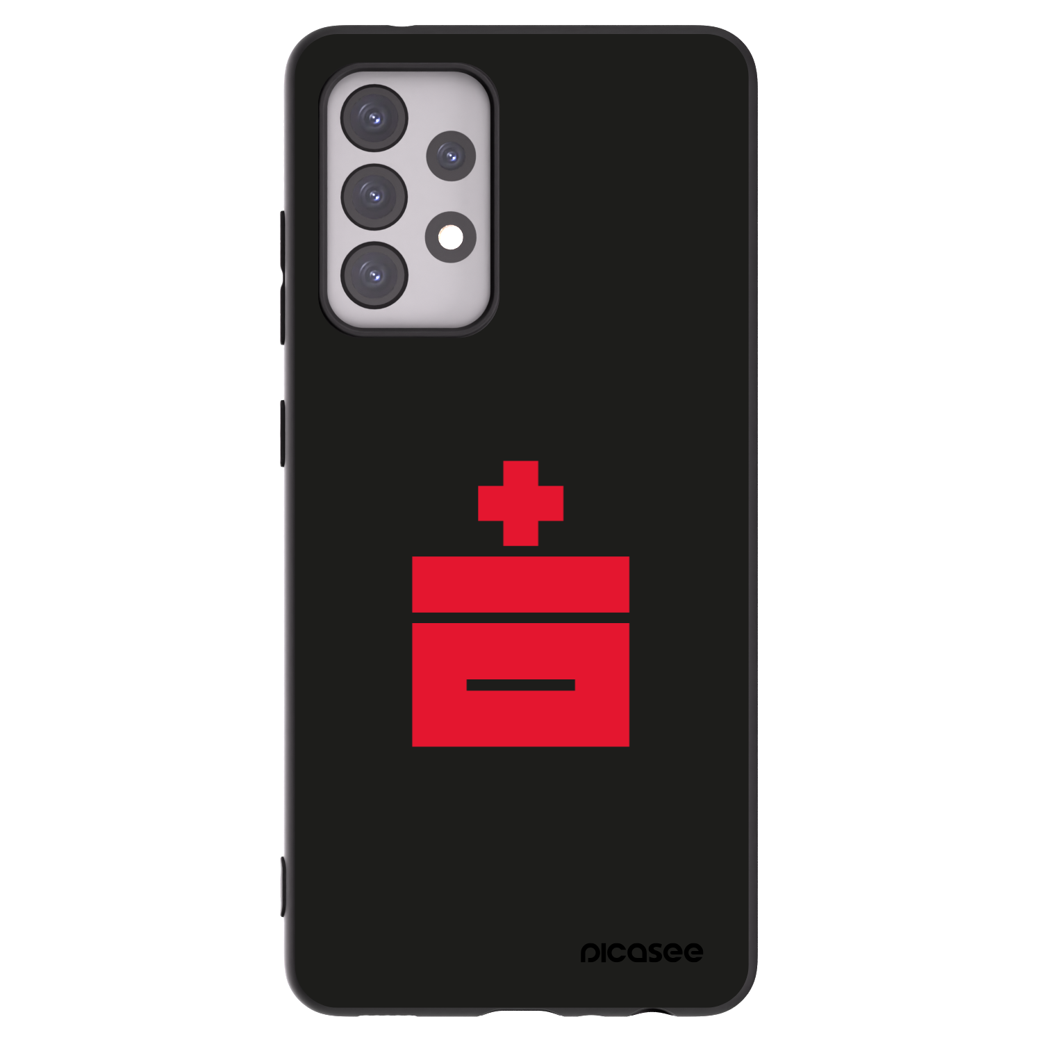 Picasee Samsung Galaxy A52 5G A525F Hülle - Schwarzes Silikon - Le Plastenciaga
