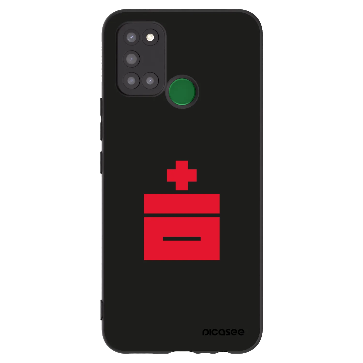 Picasee Realme 7i Hülle - Schwarzes Silikon - Le Plastenciaga