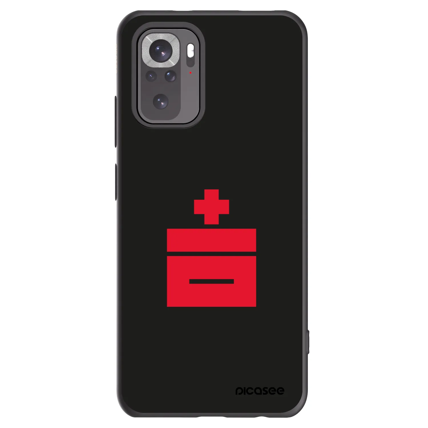 Picasee Xiaomi Redmi Note 10S Hülle - Schwarzes Silikon - Le Plastenciaga