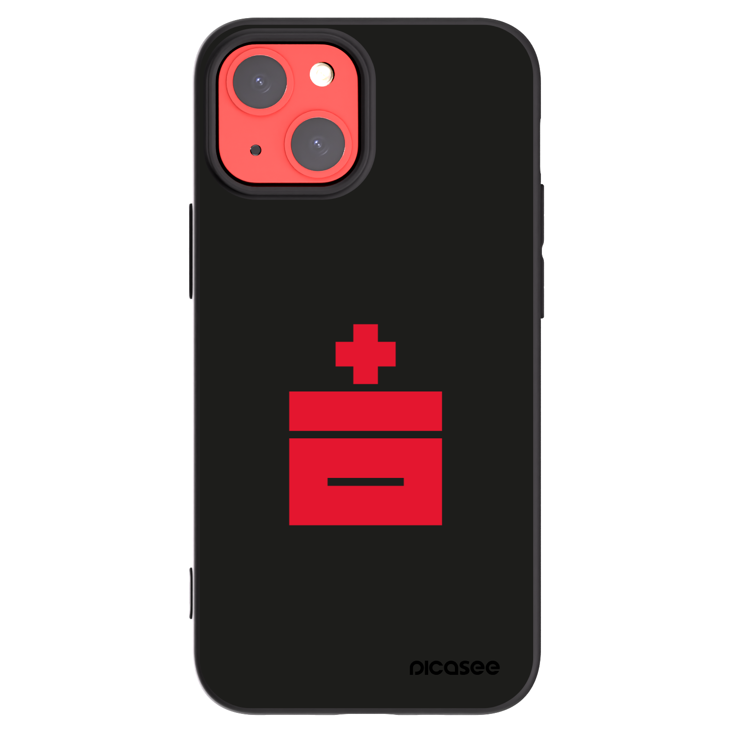 Picasee Apple iPhone 13 mini Hülle - Schwarzes Silikon - Le Plastenciaga