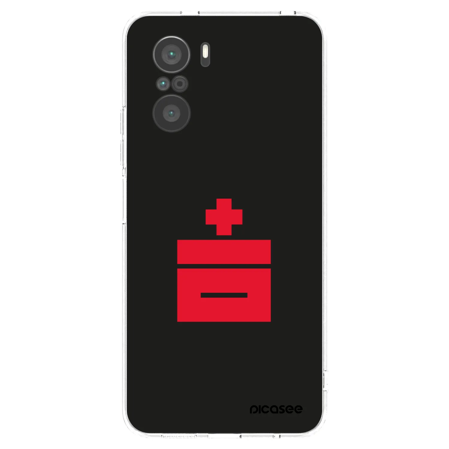 Picasee Xiaomi Poco F3 Hülle - Transparentes Silikon - Le Plastenciaga