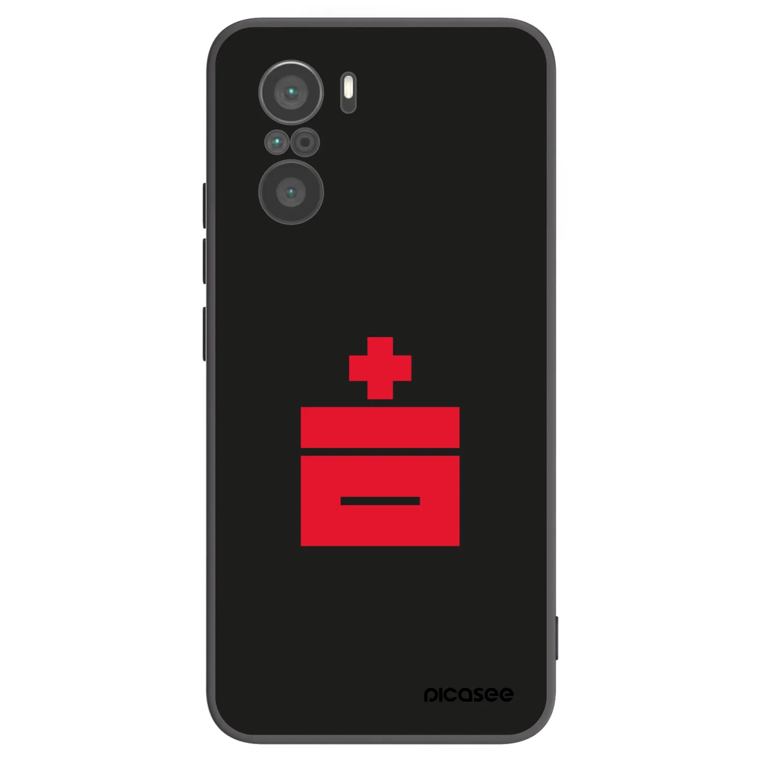 Picasee Xiaomi Poco F3 Hülle - Schwarzes Silikon - Le Plastenciaga