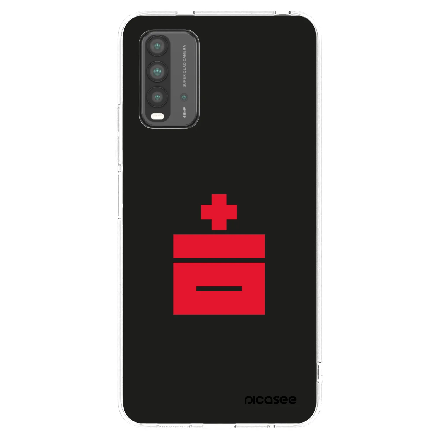 Picasee Xiaomi Redmi 9T Hülle - Schwarzes Silikon - Le Plastenciaga