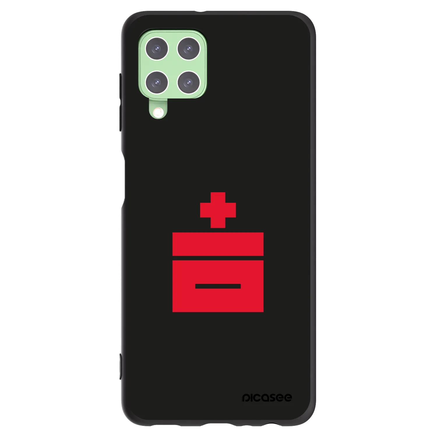 Picasee Samsung Galaxy A22 A225F 4G Hülle - Schwarzes Silikon - Le Plastenciaga
