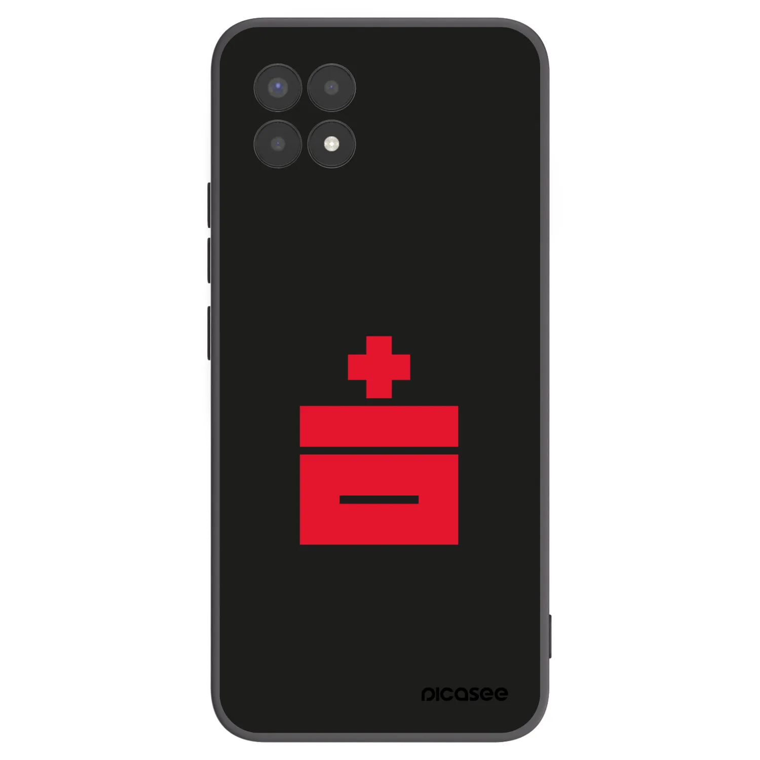 Picasee Realme 8i Hülle - Schwarzes Silikon - Le Plastenciaga