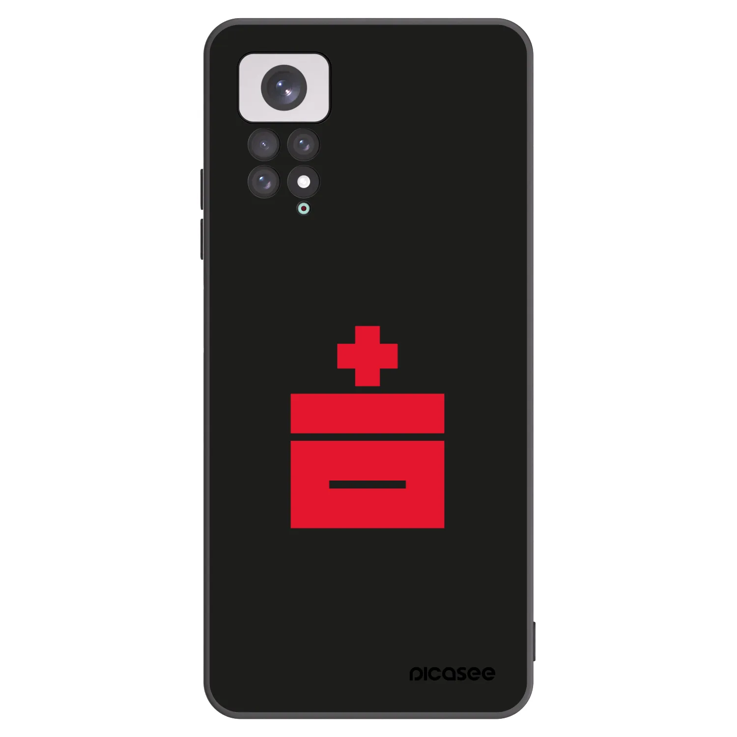 Picasee Xiaomi Redmi Note 11 Hülle - Schwarzes Silikon - Le Plastenciaga