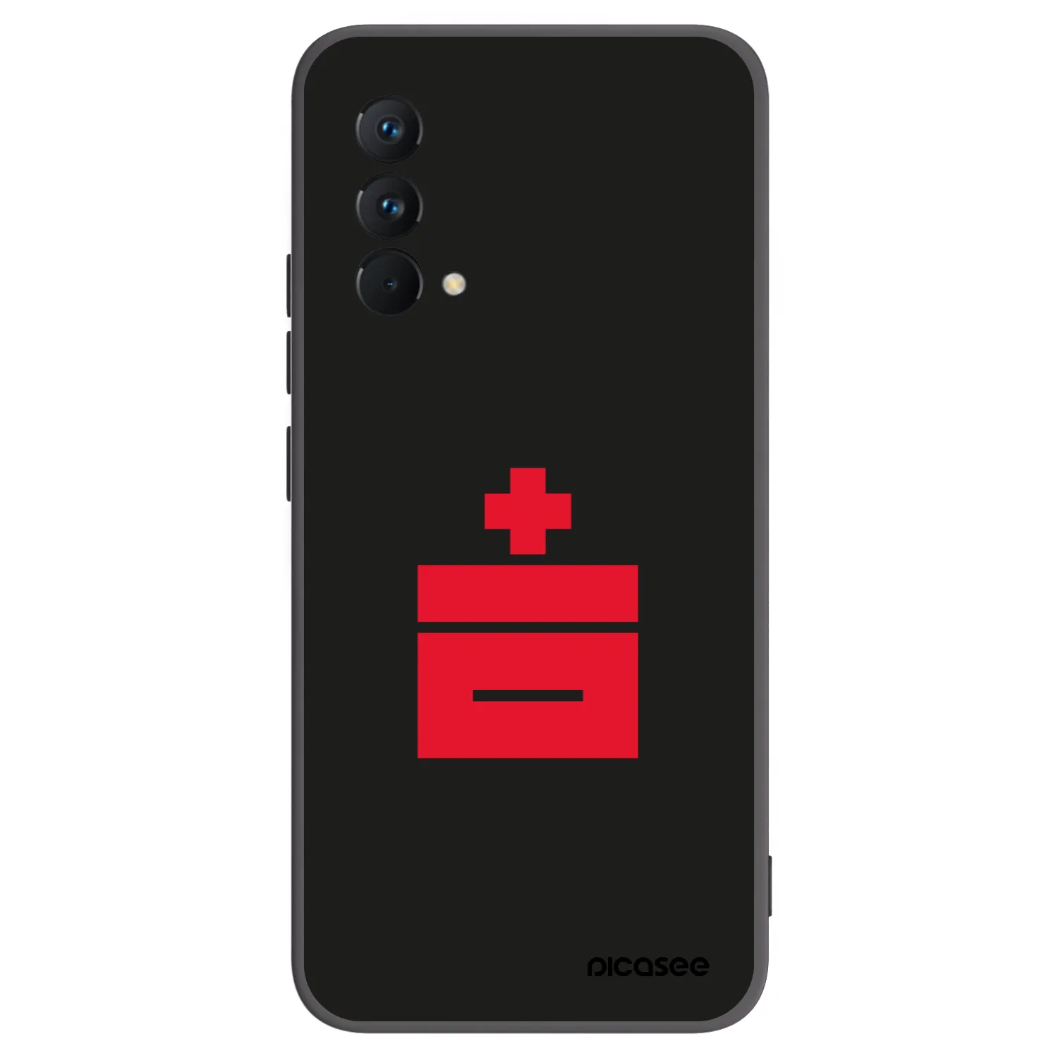 Picasee Realme GT Master Edition 5G Hülle - Schwarzes Silikon - Le Plastenciaga