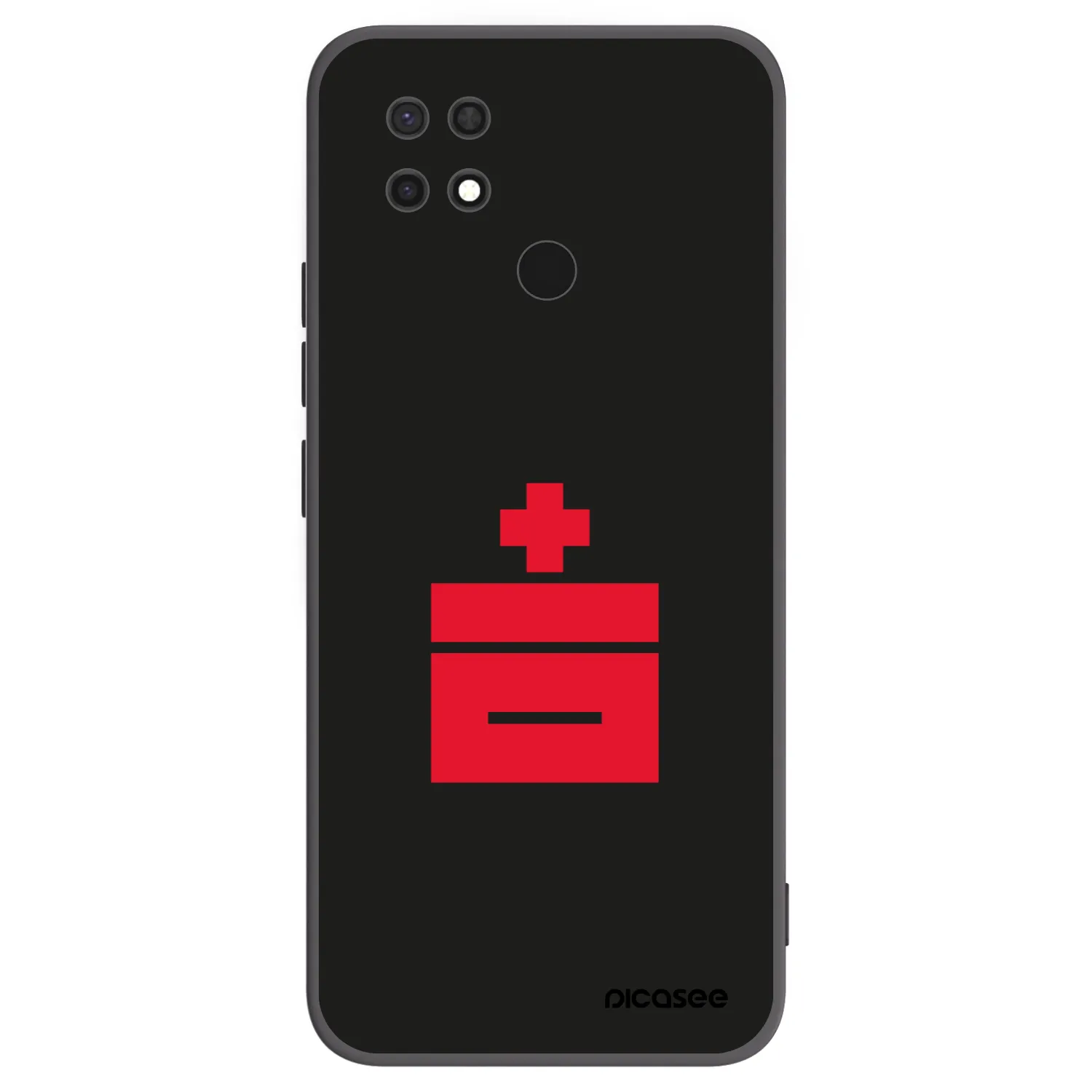 Picasee Xiaomi Redmi 10C Hülle - Schwarzes Silikon - Le Plastenciaga