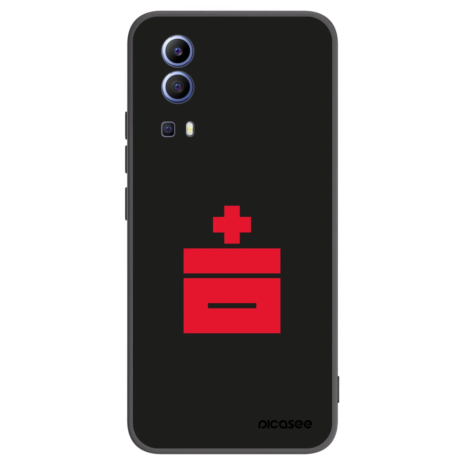 Picasee Vivo Y52 5G Hülle - Schwarzes Silikon - Le Plastenciaga