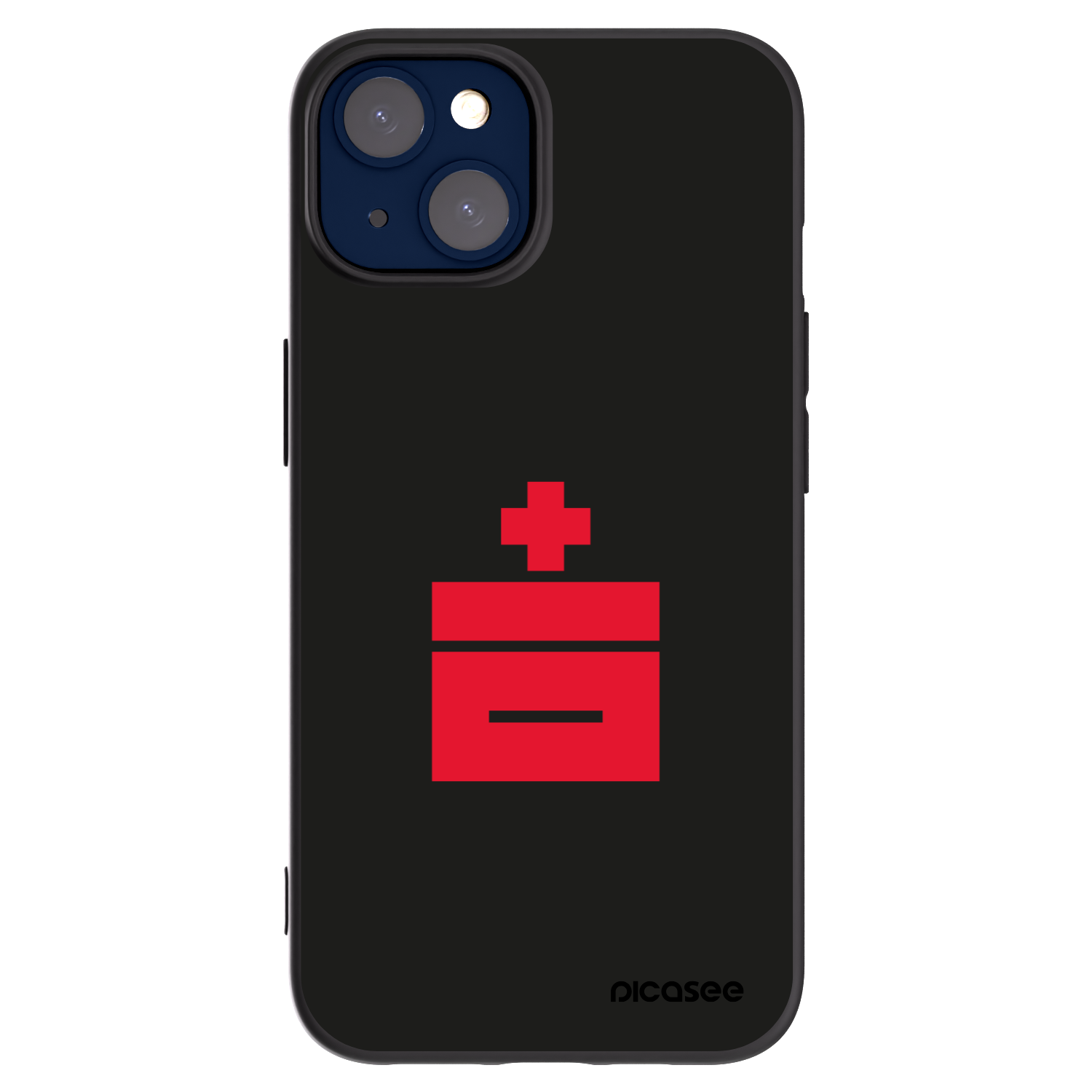 Picasee Apple iPhone 14 Hülle - Schwarzes Silikon - Le Plastenciaga