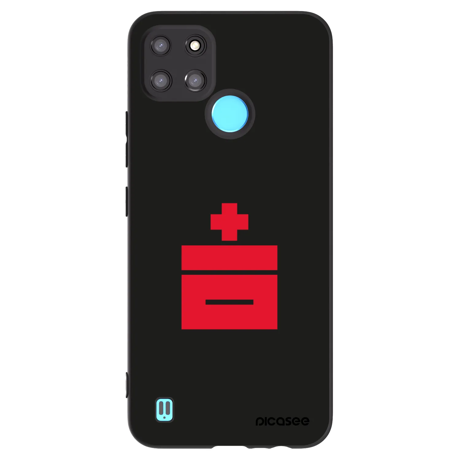 Picasee Realme C21Y Hülle - Schwarzes Silikon - Le Plastenciaga