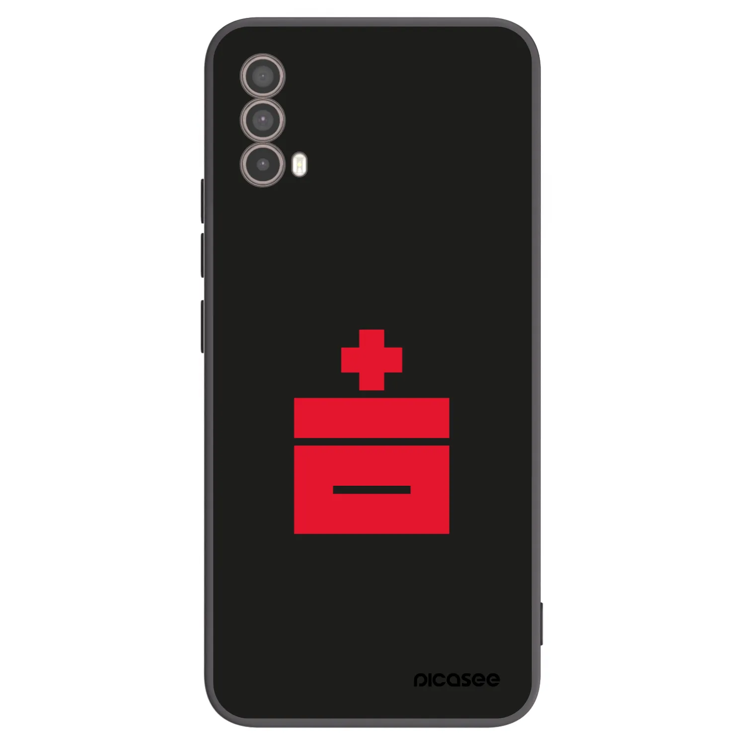 Picasee Motorola Moto E40 Hülle - Schwarzes Silikon - Le Plastenciaga