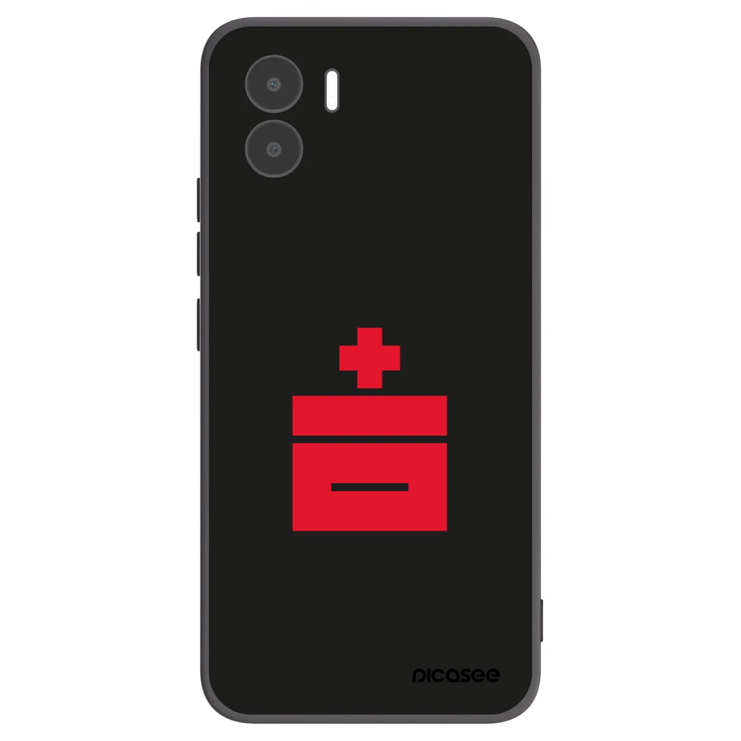 Picasee Xiaomi Redmi A1 Hülle - Schwarzes Silikon - Le Plastenciaga