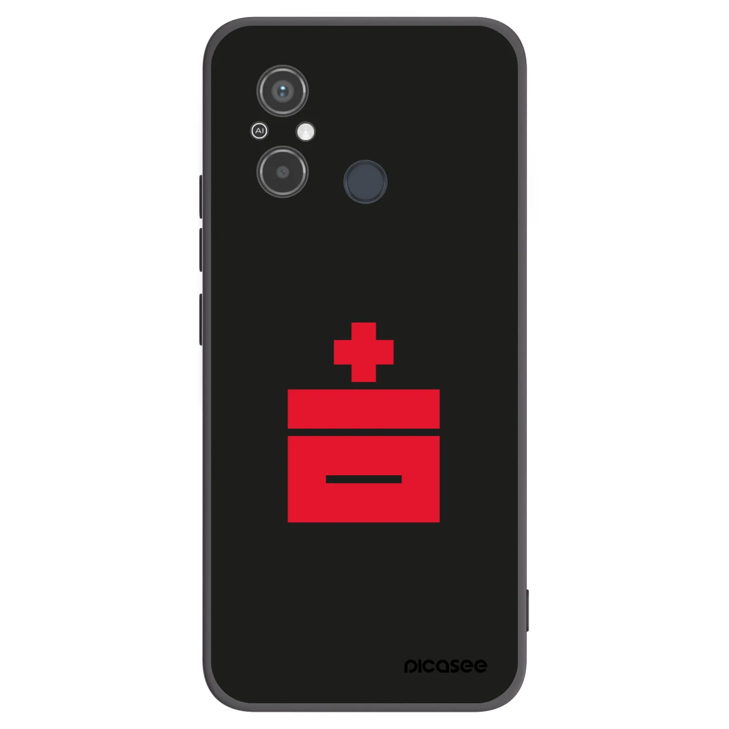 Picasee Xiaomi Redmi 12C Hülle - Schwarzes Silikon - Le Plastenciaga