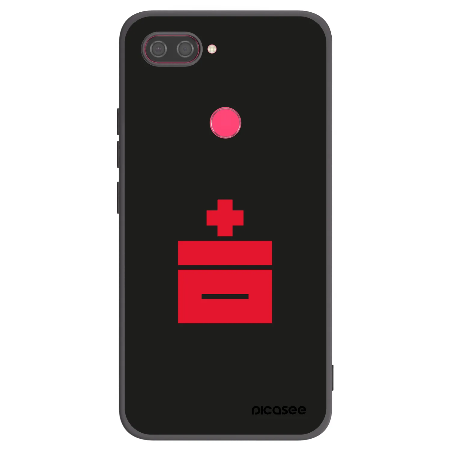 Picasee Xiaomi Mi 8 Lite Hülle - Schwarzes Silikon - Le Plastenciaga