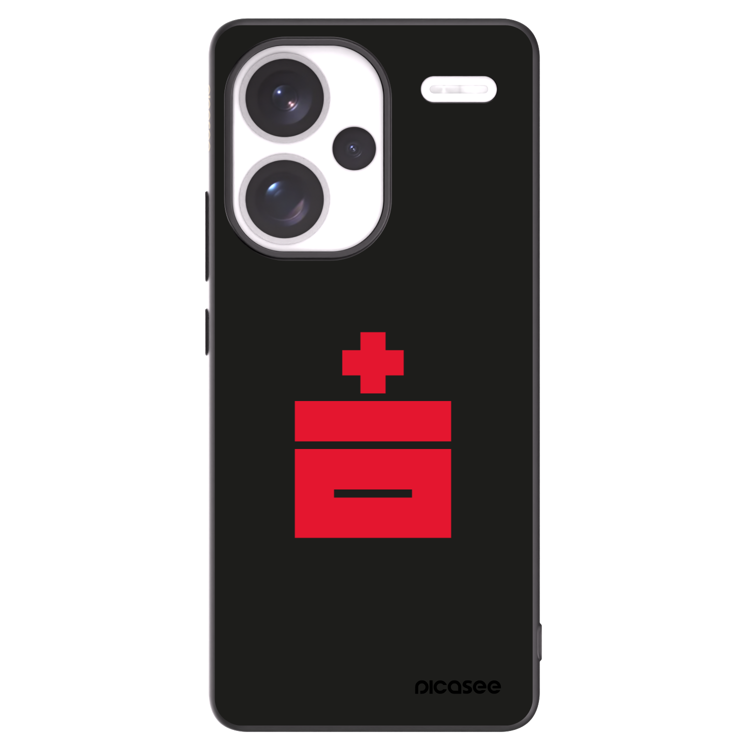 Picasee Xiaomi Redmi Note 13 Pro+ 5G Hülle - Schwarzes Silikon - Le Plastenciaga