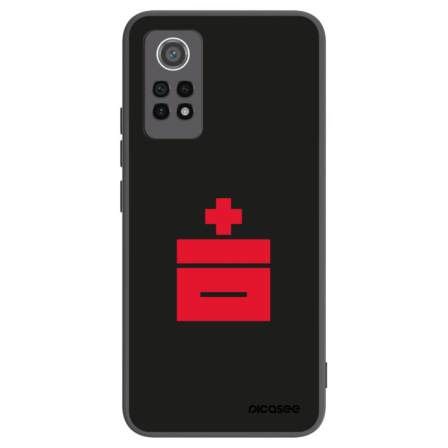 Picasee Xiaomi Redmi Note 12 Pro 4G Hülle - Schwarzes Silikon - Le Plastenciaga