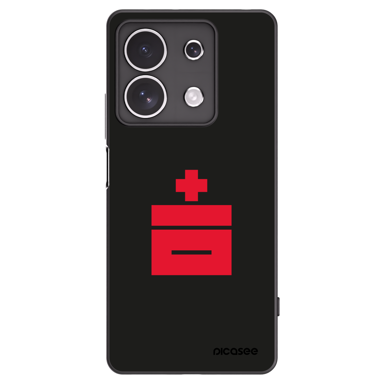 Picasee Xiaomi Redmi Note 13 4G Hülle - Schwarzes Silikon - Le Plastenciaga