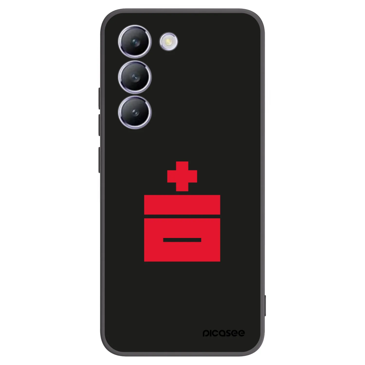Picasee Vivo V40 SE 5G Hülle - Schwarzes Silikon - Le Plastenciaga