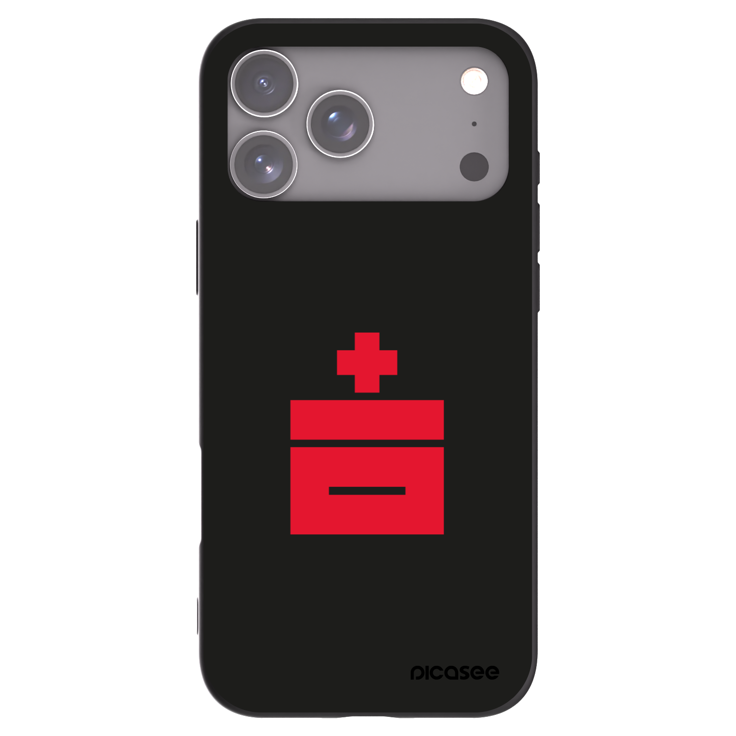 Picasee Apple iPhone 17 Pro Max Hülle - Schwarzes Silikon - Le Plastenciaga