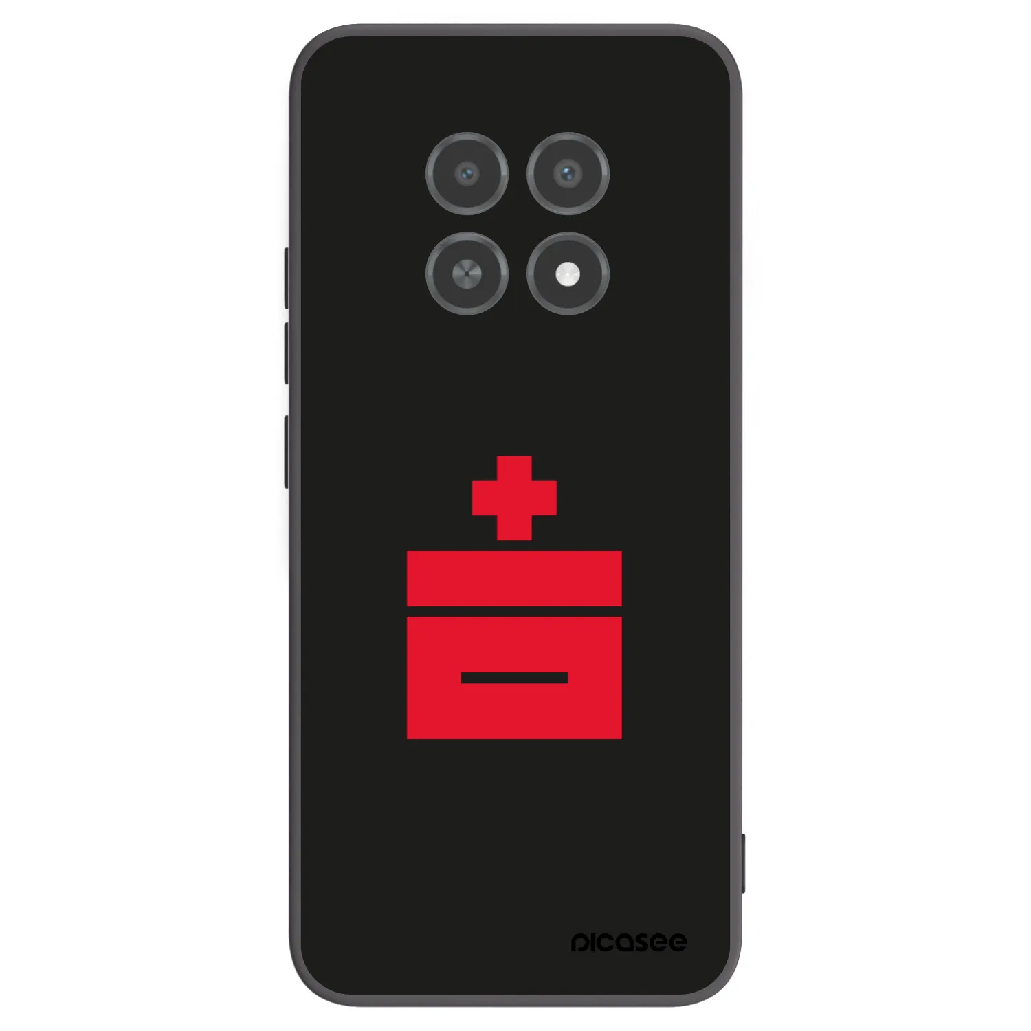 Picasee Realme 12X Hülle - Schwarzes Silikon - Le Plastenciaga