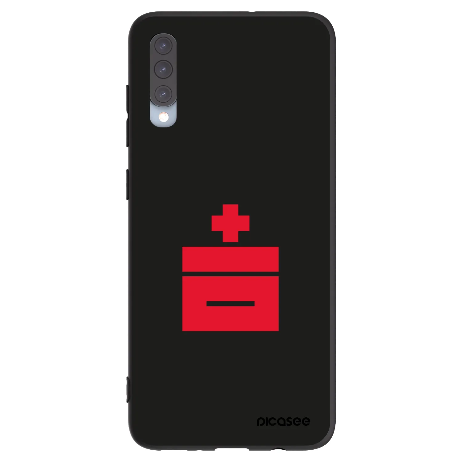 Picasee Samsung Galaxy A70 A705F Hülle - Schwarzes Silikon - Le Plastenciaga