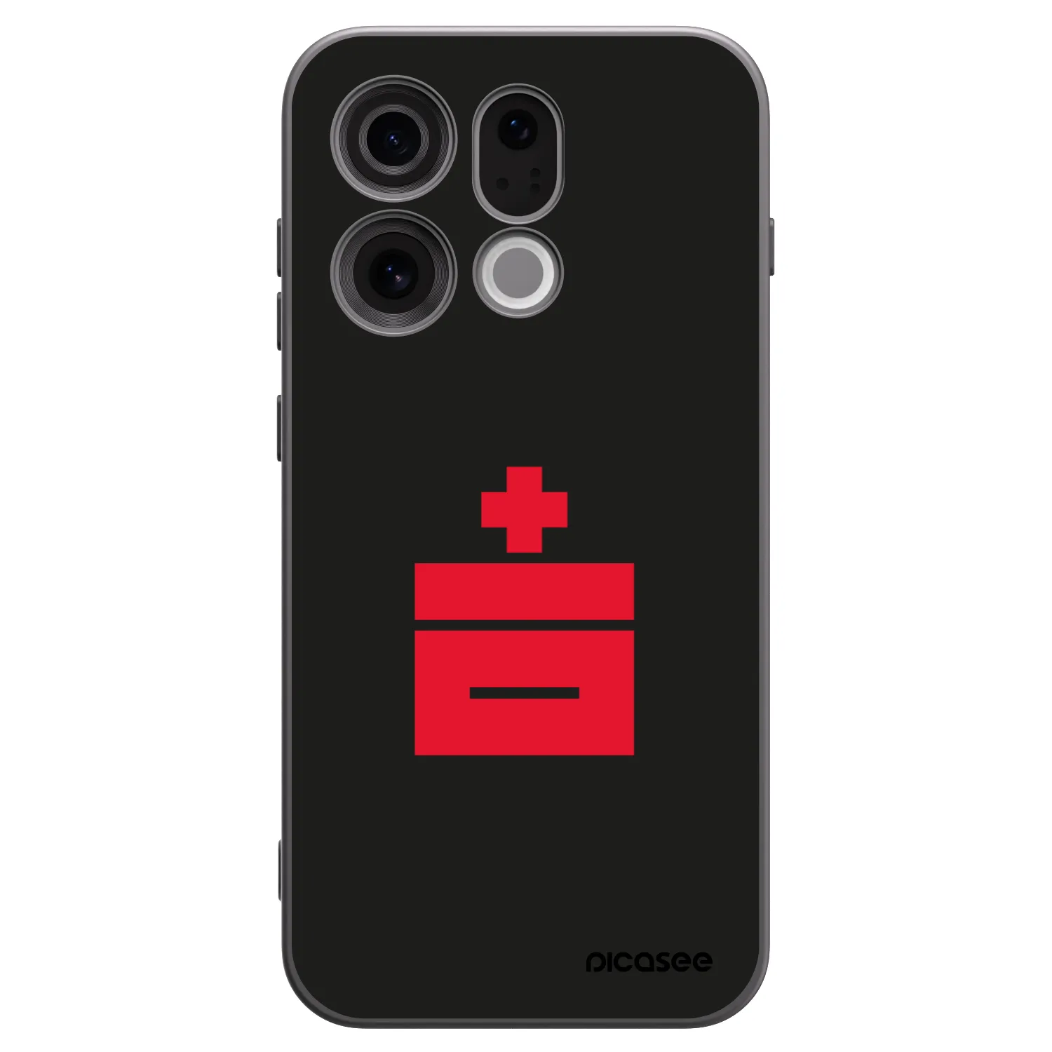 Picasee OPPO Find X9 Hülle - Schwarzes Silikon - Le Plastenciaga