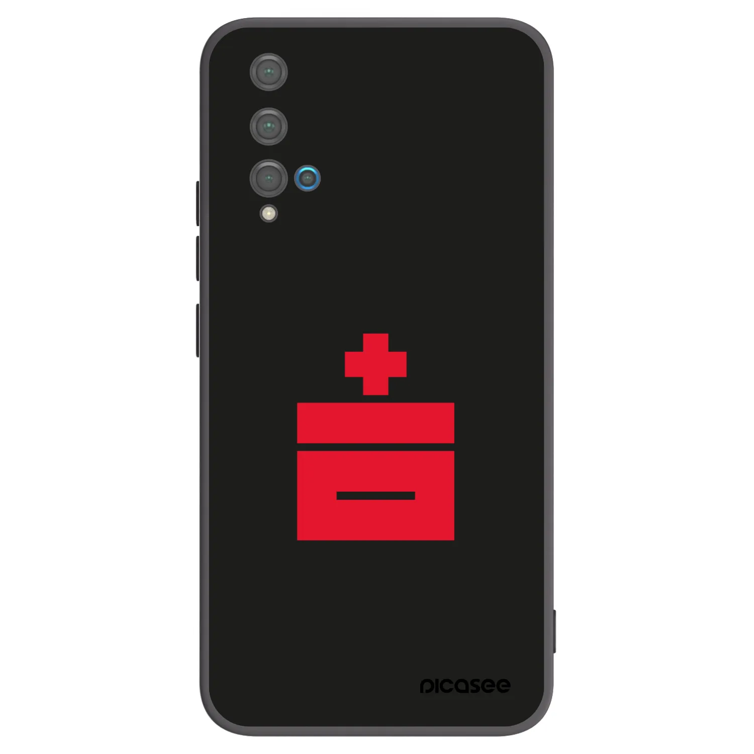 Picasee Huawei Nova 5T Hülle - Schwarzes Silikon - Le Plastenciaga